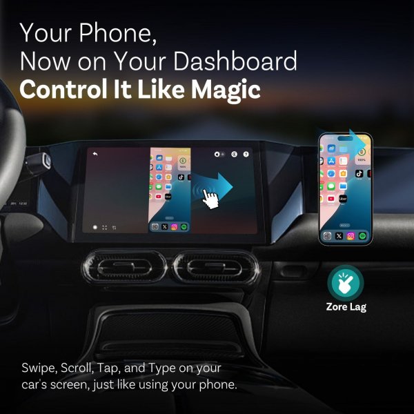 Ottocast Car TV Mate Max Trådlös CarPlay/Android Auto Adapter med HDMI