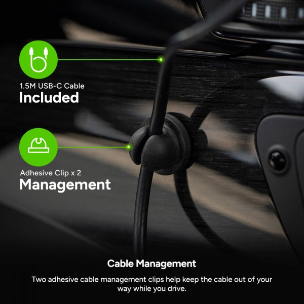 Mophie Bilhållare Snap+ Wireless Charging Vent Mount MagSafe