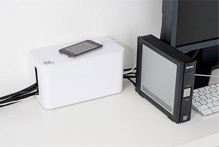 Bluelounge Cablebox Mini Kabelbox Svart