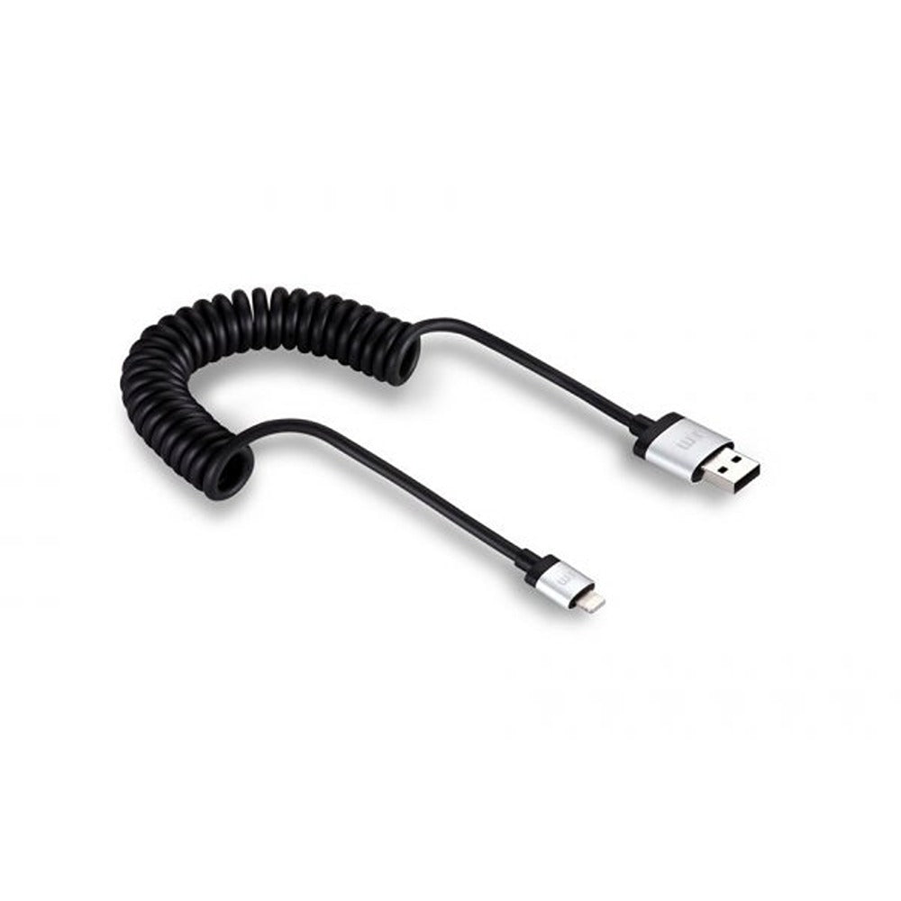 Just Mobile Billaddare Och Lightning Kabel Highway Max Svart Silver