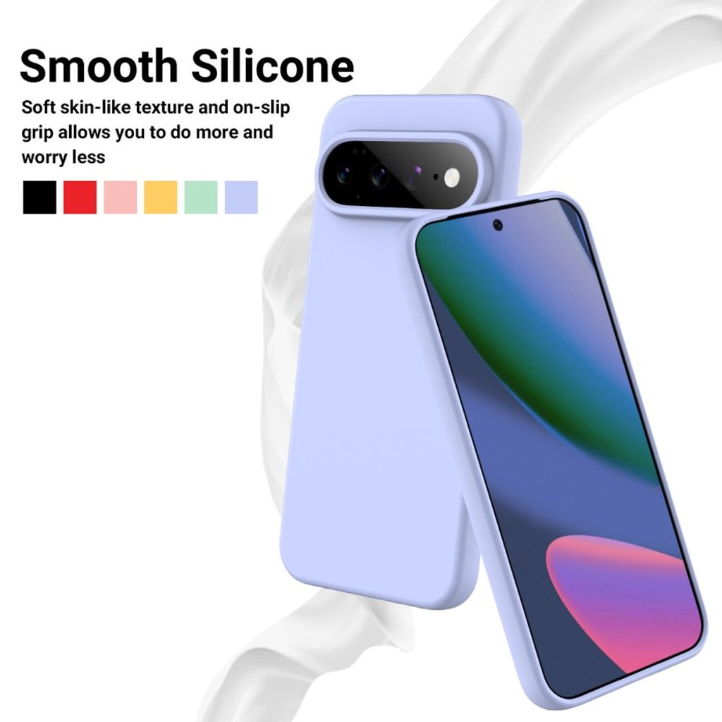 Google Pixel 11 Pro XL Skal med Strap Silikon Lila