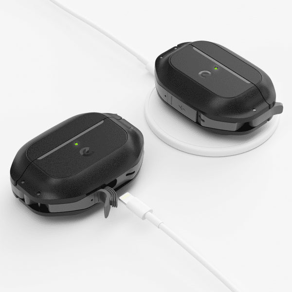 KeyBudz AirPods Pro 2 Skal Element Series Carbon Black