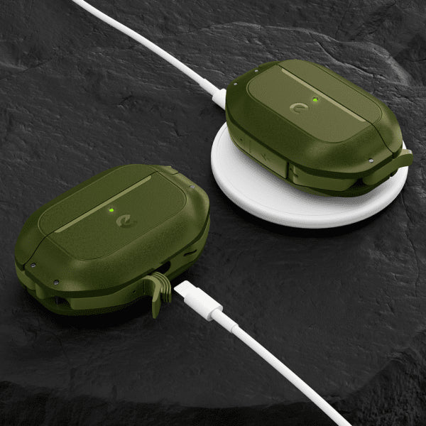 KeyBudz AirPods Pro 2 Skal Element Series Forest Green