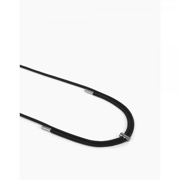 Ideal of Sweden Cord Phone Strap Coal Black