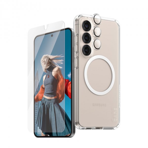CARE by PanzerGlass Samsung Galaxy S25 3-in-1 Protection Bundle