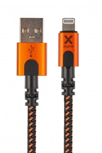 Xtorm Xtreme USB-A to Lightning Kabel 1.5m Svart Orange