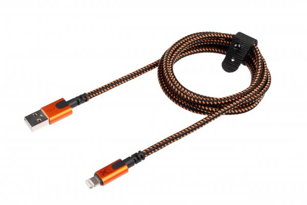 Xtorm Xtreme USB-A to Lightning Kabel 1.5m Svart Orange