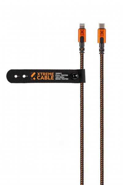 Xtorm Xtreme USB-C to Lightning Kabel 1.5m Svart Orange