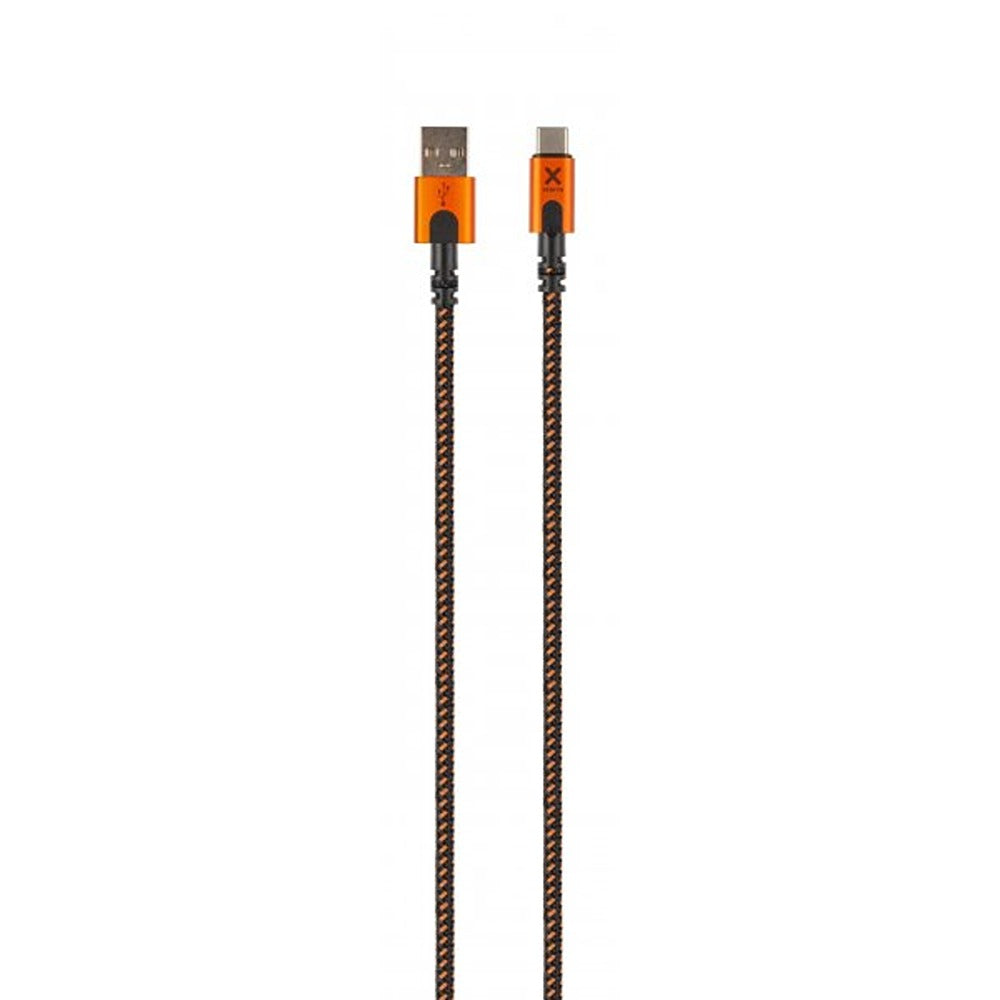 Xtorm Xtreme USB-A to USB-C Kabel 1.5m Svart Orange
