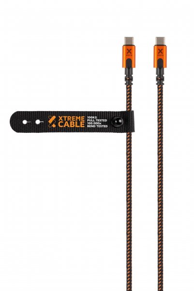 Xtorm Xtreme USB-C to USB-C PD Kabel 1.5m Svart Orange