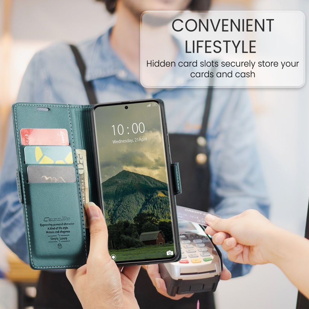 CaseMe Xiaomi Redmi Note 14 Pro 5G/14 Pro Plus 5G Fodral 023 Series Grön