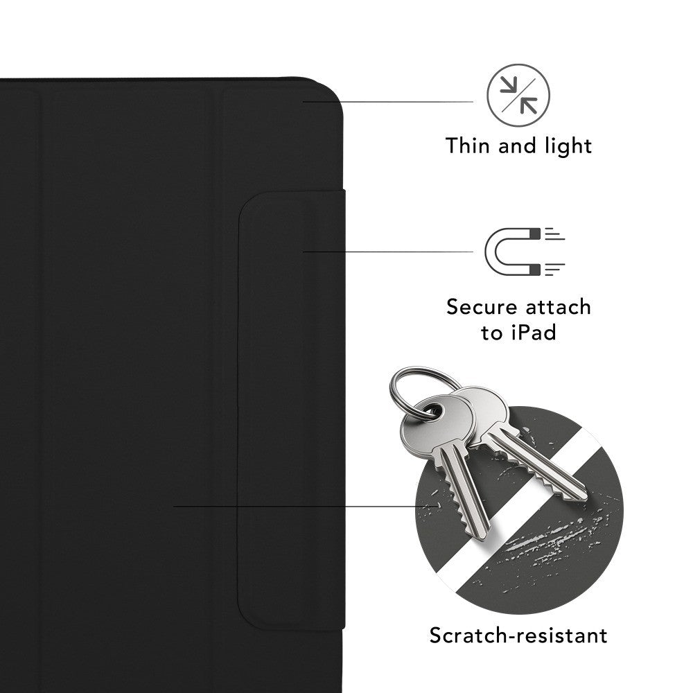 dbramante1928 iPad 10.9 (gen 10)/iPad 11 (A16) Fodral Avenida ICON Midnight
