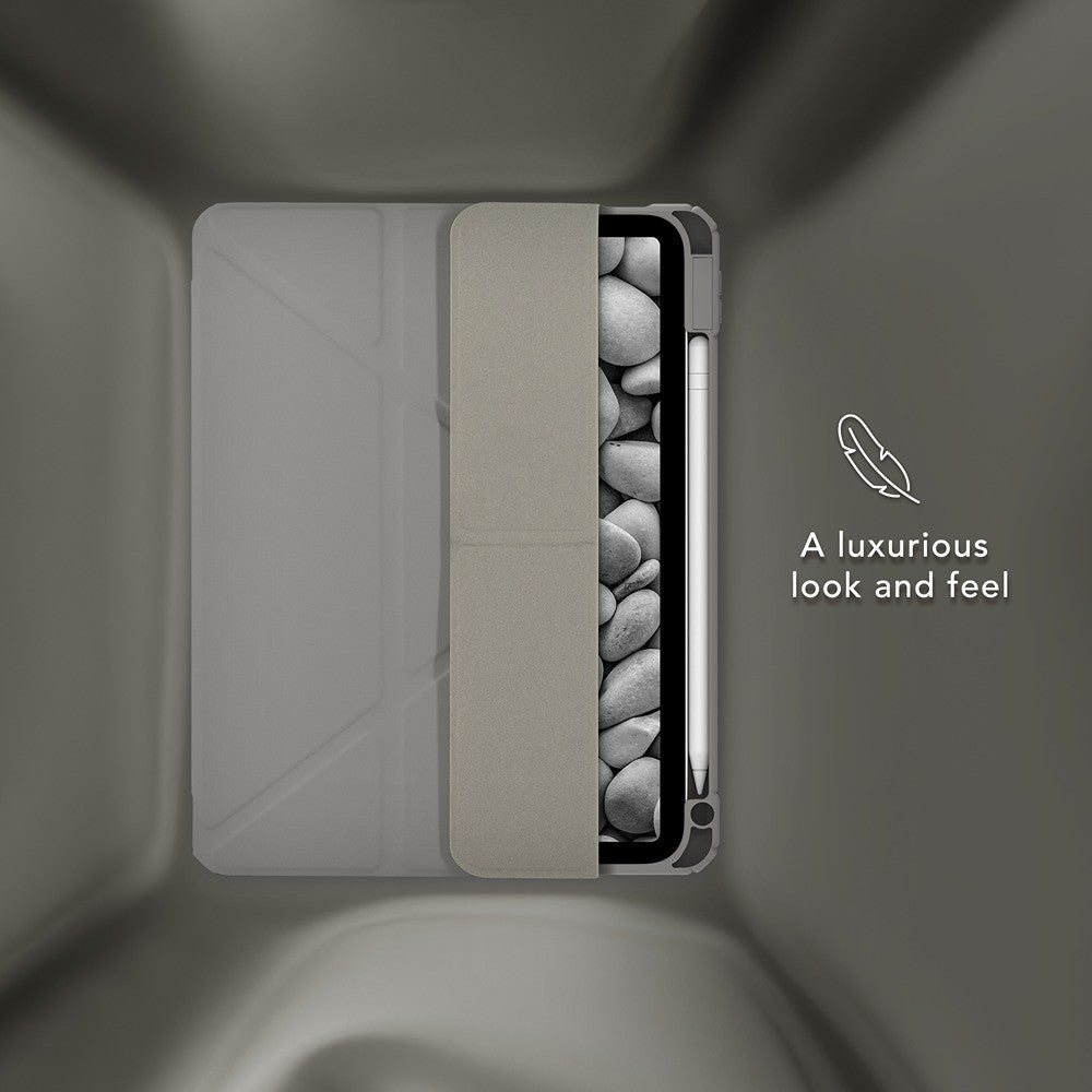dbramante1928 iPad 10.9 (gen 10)/iPad 11 (A16) Fodral London ICON River Stone