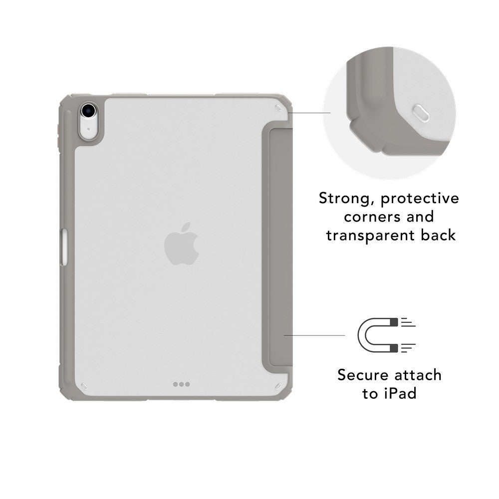dbramante1928 iPad 10.9 (gen 10)/iPad 11 (A16) Fodral London ICON River Stone