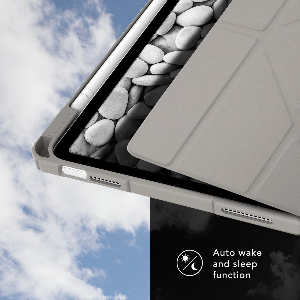 dbramante1928 iPad 10.9 (gen 10)/iPad 11 (A16) Fodral London ICON River Stone