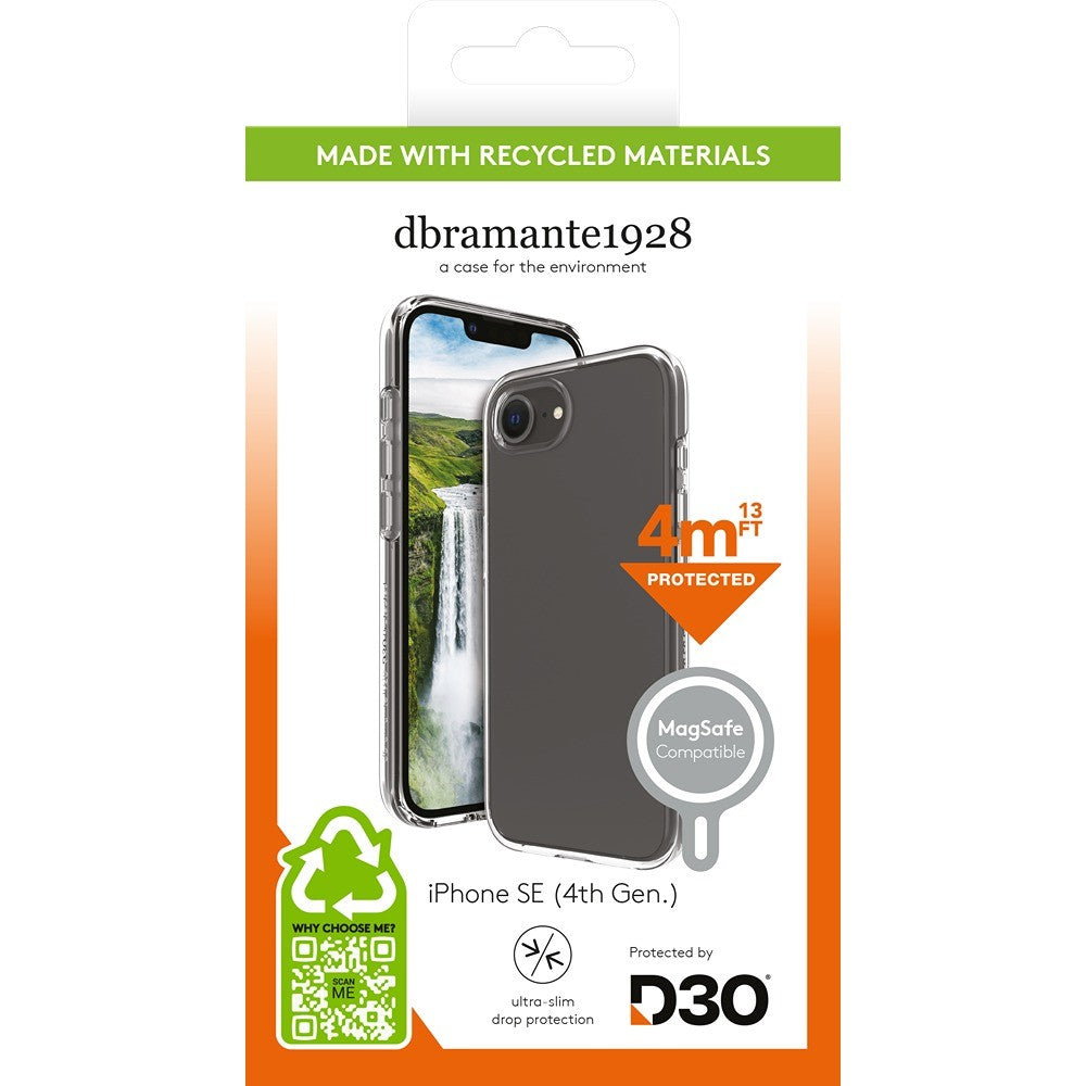 dbramante1928 iPhone 16e/17e Skal Iceland Ultra Transparent