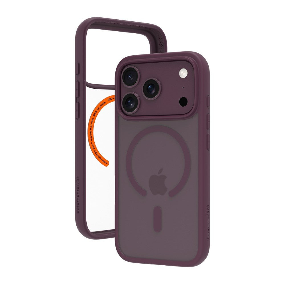 dbramante1928 iPhone 17 Pro/iPhone 18 Pro Skal Grenen Ultra MagSafe Burgundy