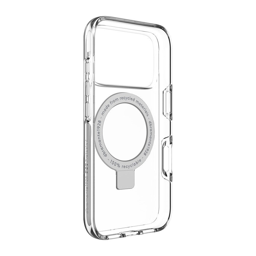 dbramante1928 iPhone 17 Pro/iPhone 18 Pro Skal Iceland Ultra MagSafe Kick D3O Transparent