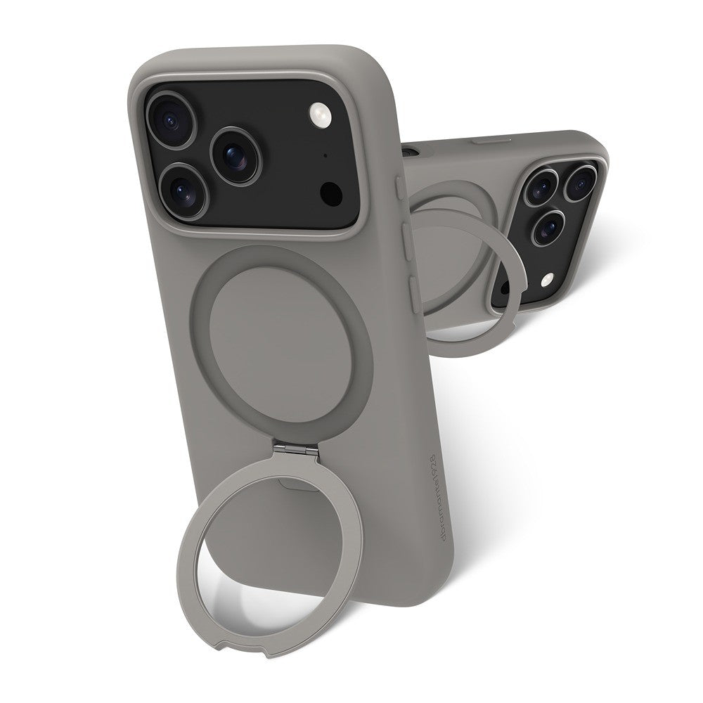 dbramante1928 iPhone 17 Pro/iPhone 18 Pro Skal Roskilde MagSafe Kick ICON River Stone