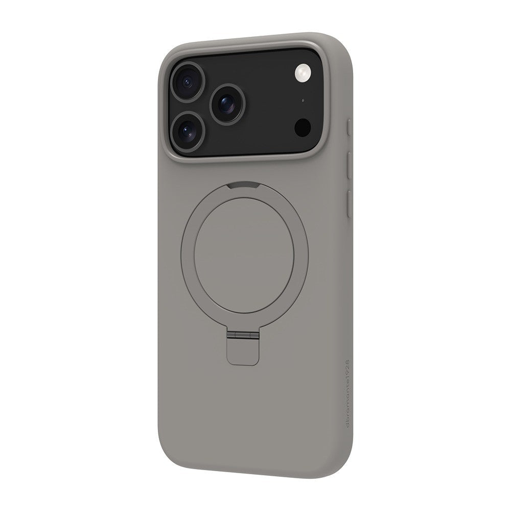 dbramante1928 iPhone 17 Pro Max/iPhone 18 Pro Max Skal Roskilde MagSafe Kick ICON River Stone