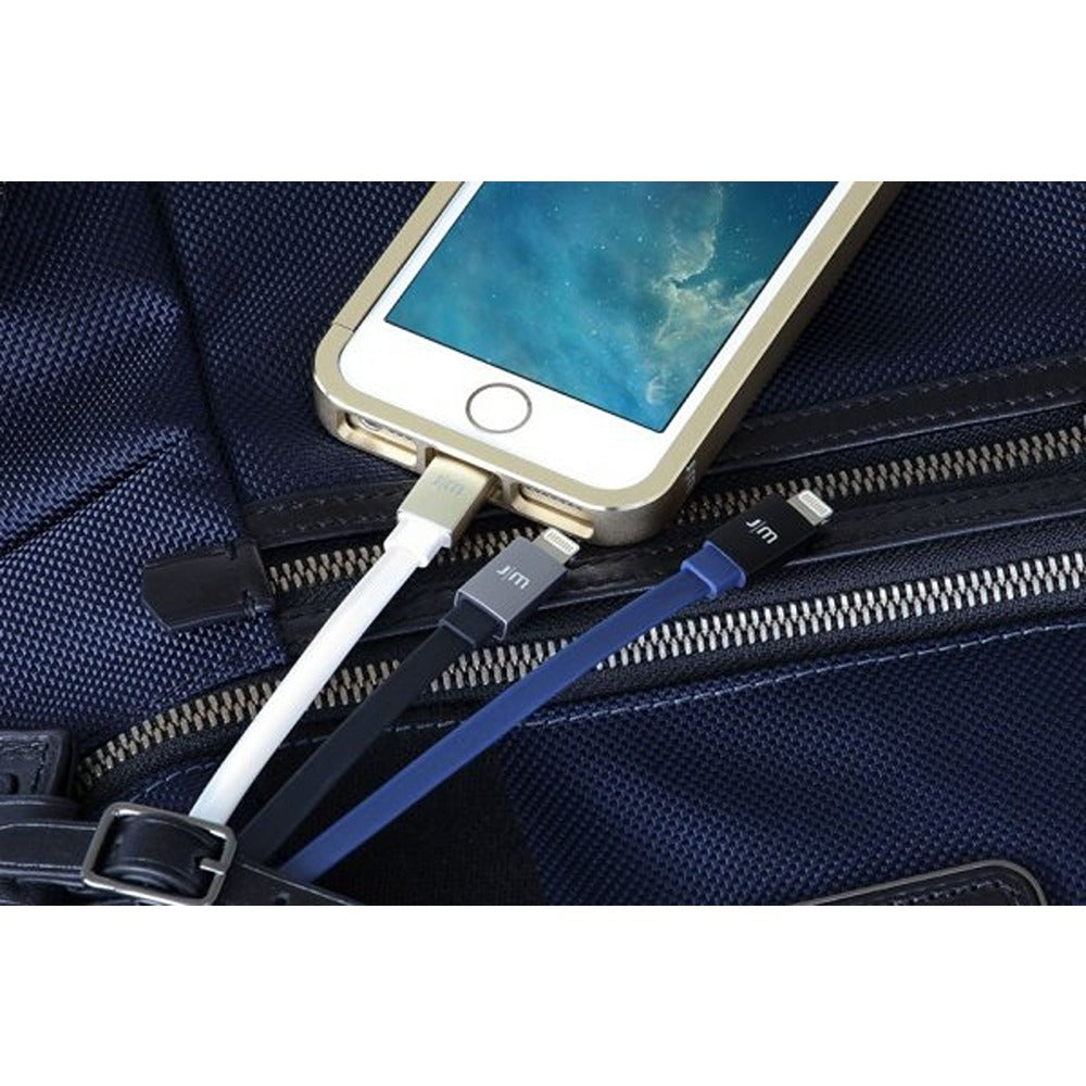 Just Mobile Kabel AluCable Flat USB-A/Lightning 1.2m Roseguld