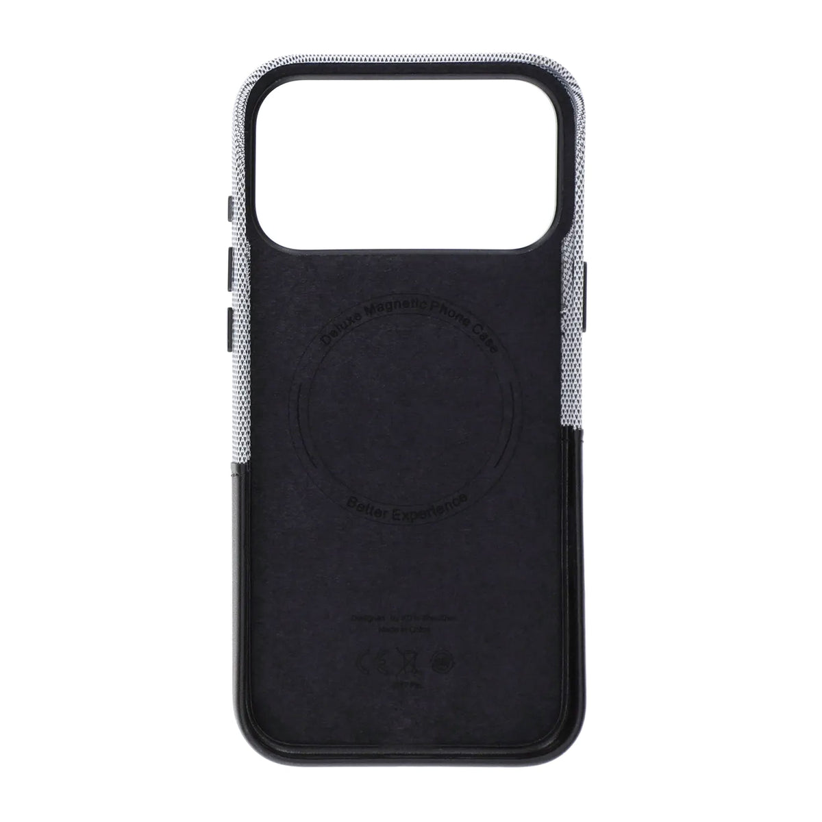 iPhone 17 Pro/iPhone 18 Pro Skal Läder Korthållare MagSafe Svart