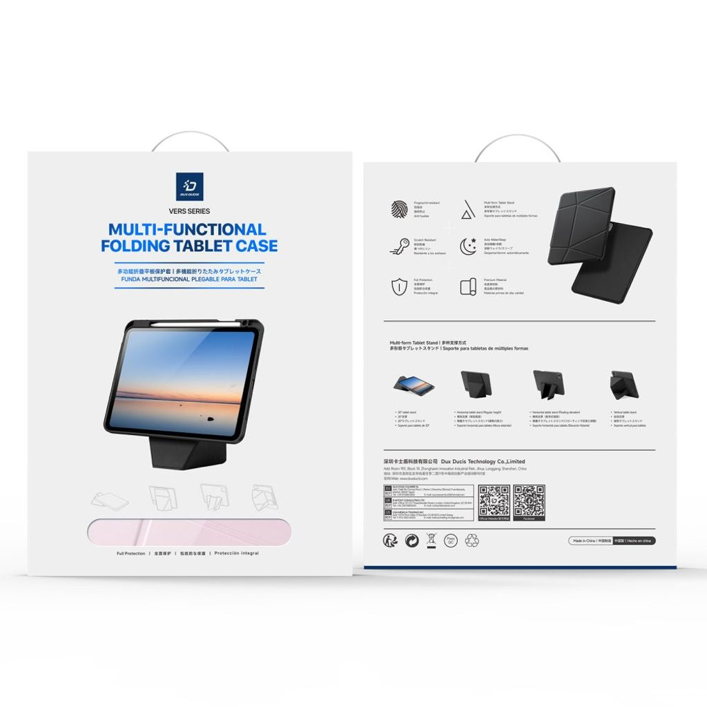 Dux Ducis Samsung Galaxy Tab S11 Ultra/S12 Ultra Fodral Vers Series Rosa
