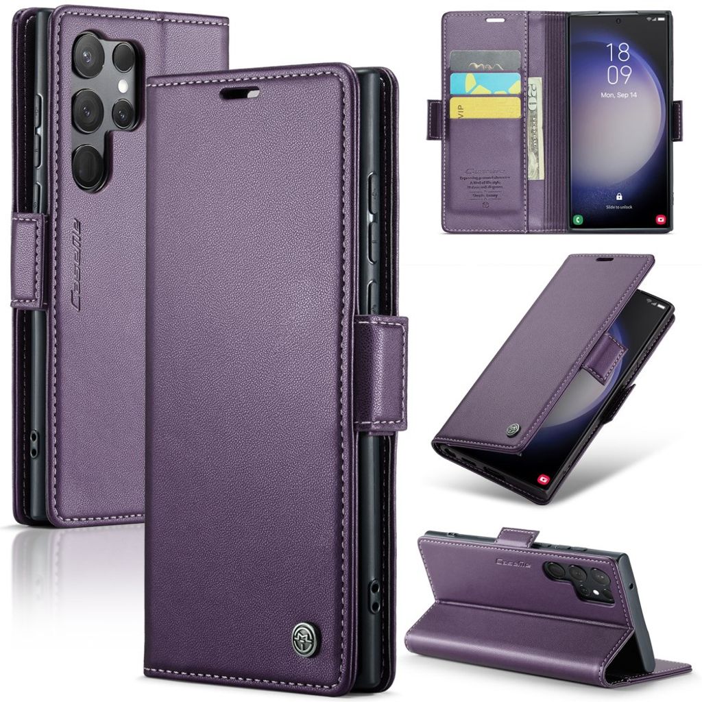 CaseMe Samsung Galaxy S24 Ultra Fodral 023 Series Lila