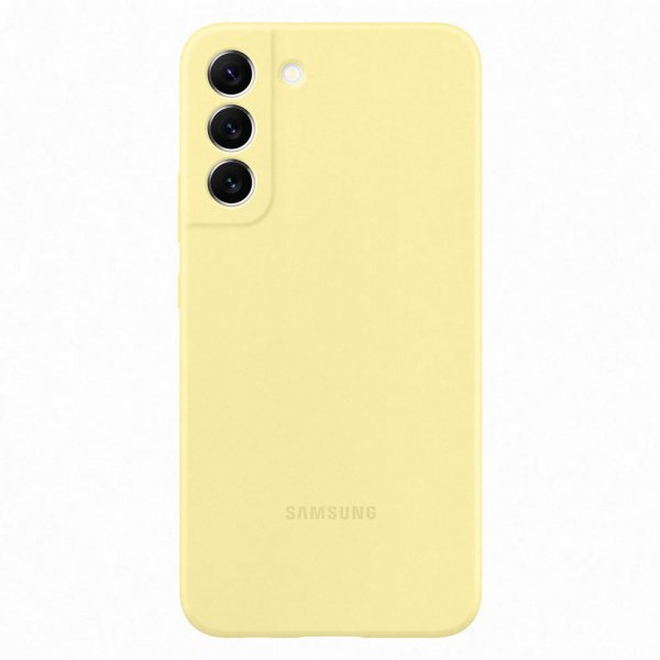 Samsung Original Galaxy S22 Plus Skal Silicone Cover Gul