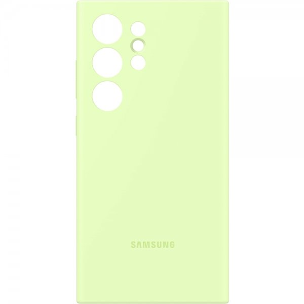 Samsung Original Galaxy S24 Ultra Skal Silicone Case Light Green