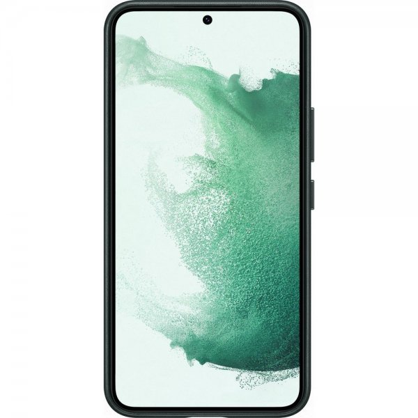 Samsung Original Galaxy S22 Plus Skal Leather Cover Grön