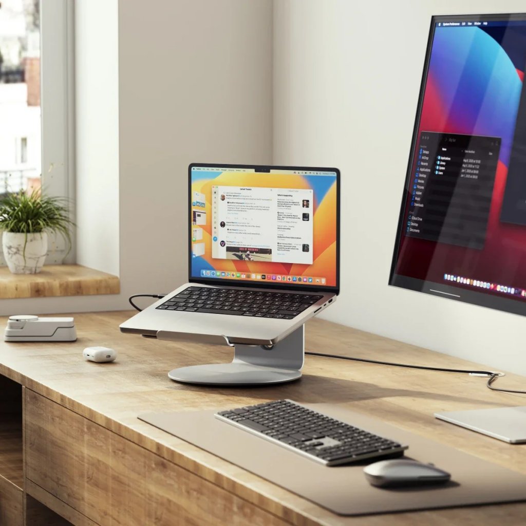 Alogic Datorstativ Elite 360 Laptop Stand Silver