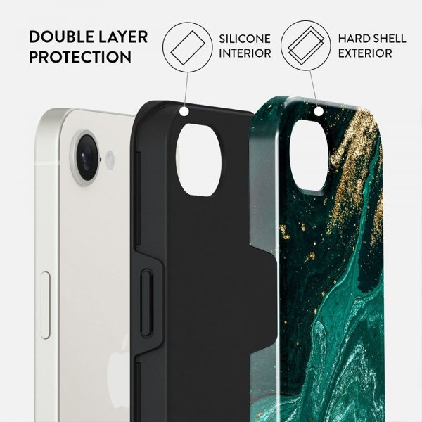 Burga iPhone 16e/iPhone 17e Skal Tough MagSafe Emerald Pool