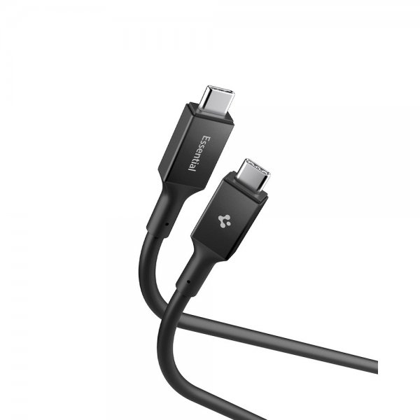 Spigen Essential Kabel USB-C till USB-C 240W 1.2m Svart