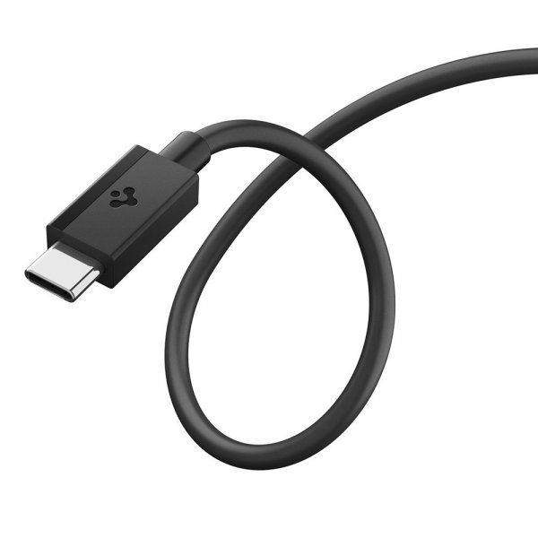 Spigen Essential Kabel USB-C till USB-C 60W 2m Svart