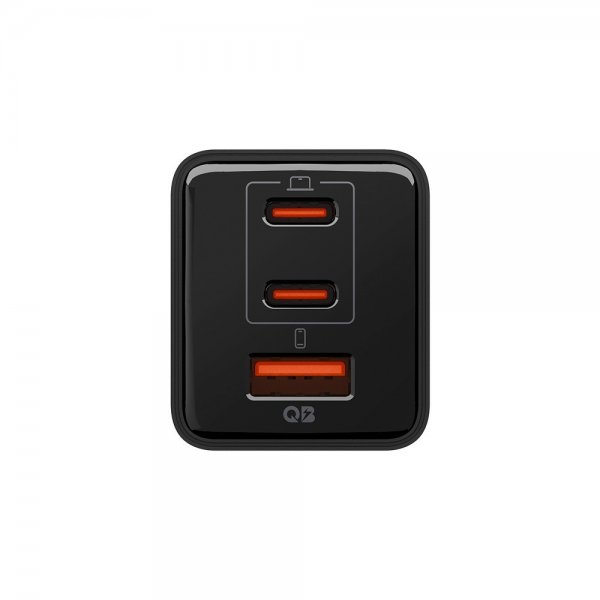 Spigen Essential Laddare 47W 2xUSB-C 1xUSB-A Svart