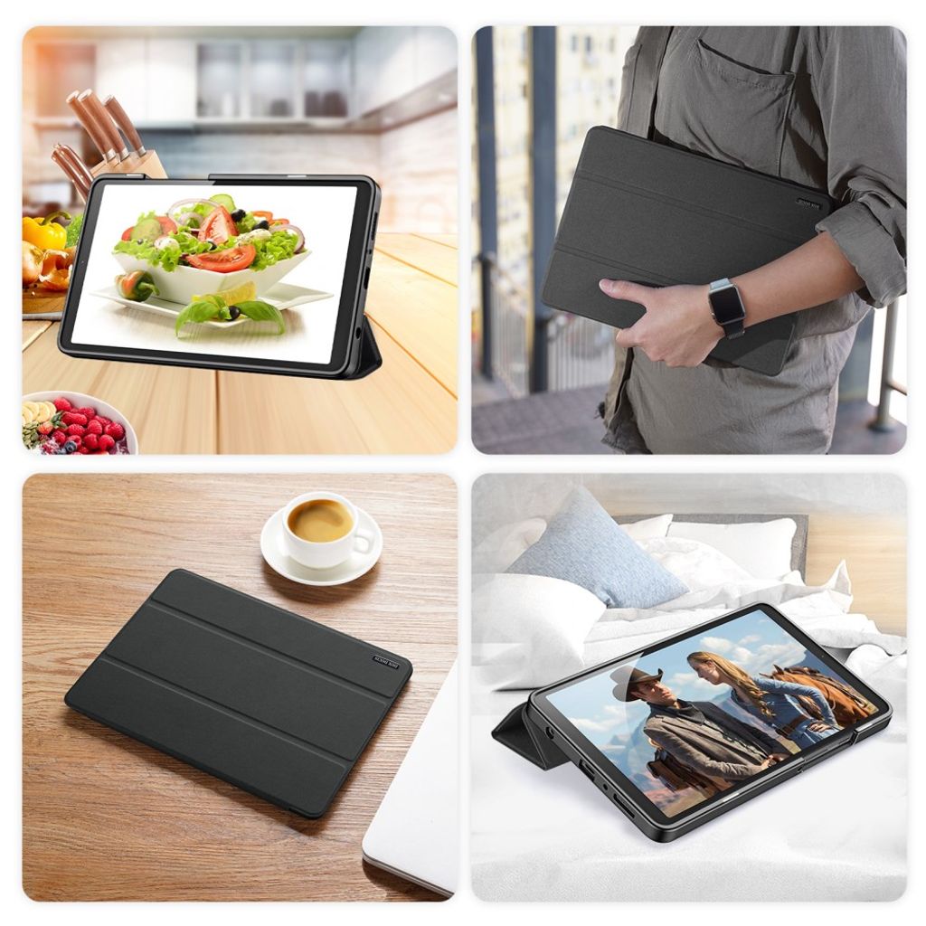 Dux Ducis Samsung Galaxy Tab A9/Galaxy Tab A11 Fodral DOMO Series Svart