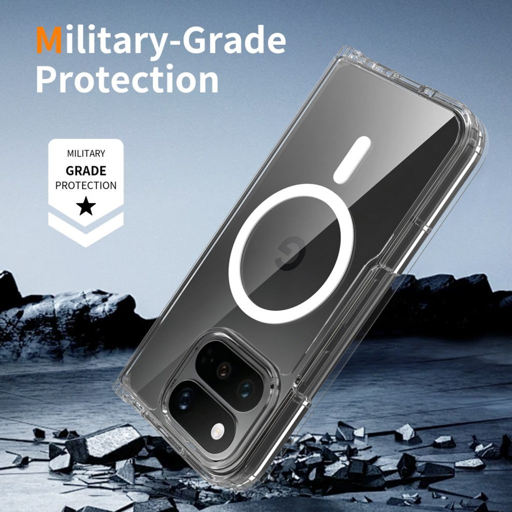 Google Pixel 11 Pro Fold Skal MagSafe Transparent