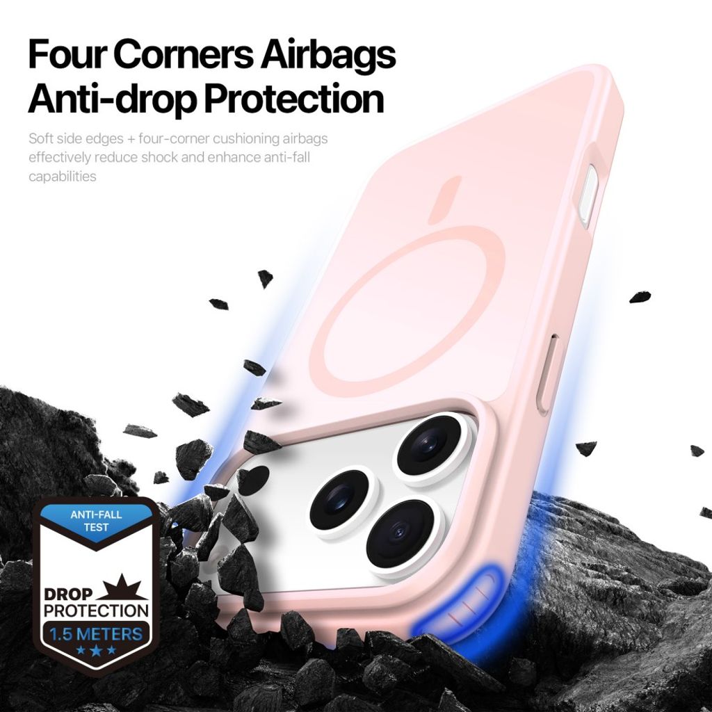 Dux Ducis iPhone 17 Pro Max Skal Yind Series MagSafe Rosa