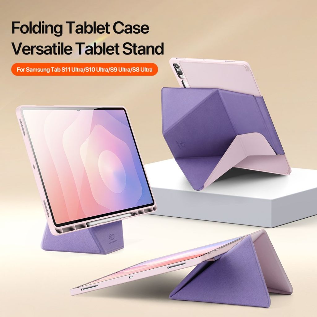 Dux Ducis Samsung Galaxy Tab S11 Ultra/S12 Ultra Fodral Vers Series Rosa