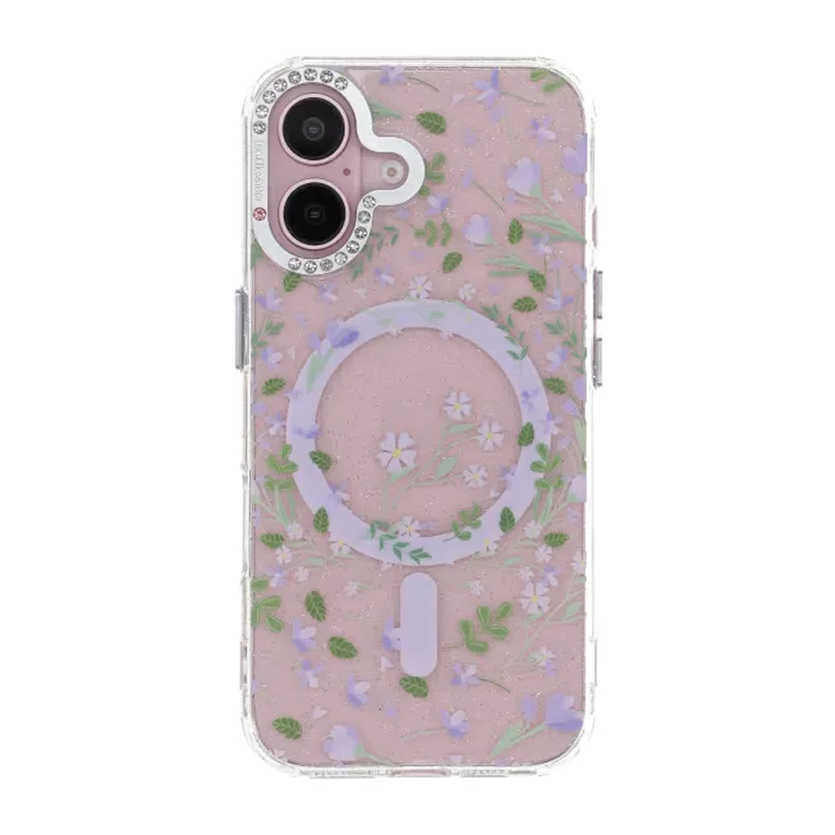 iPhone 17 Skal Blommigt MagSafe Lila