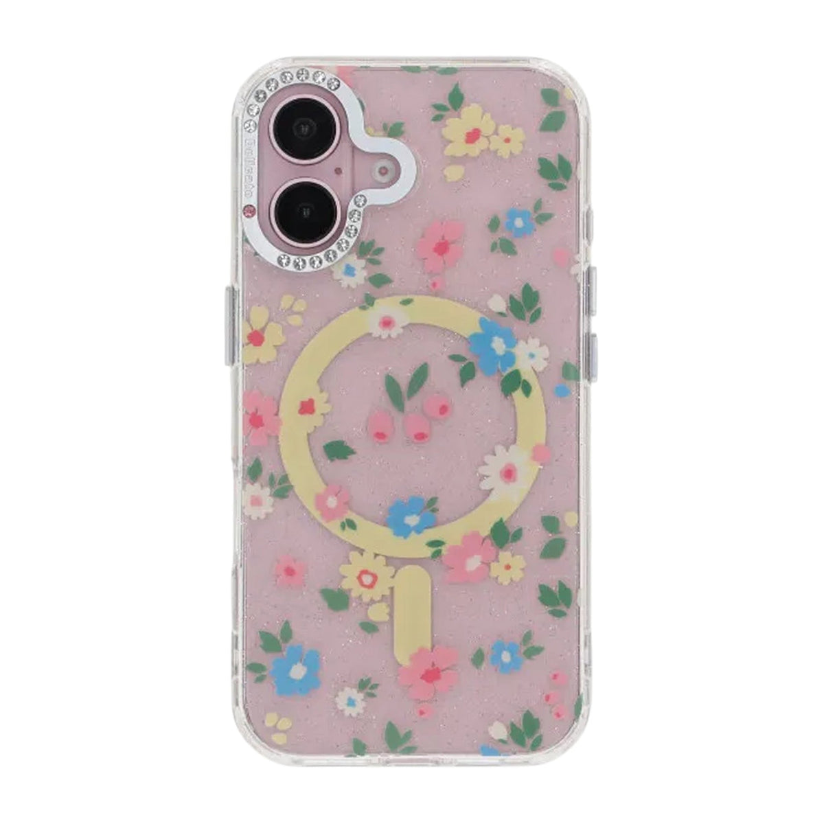 iPhone 17 Skal Blommigt MagSafe Gul