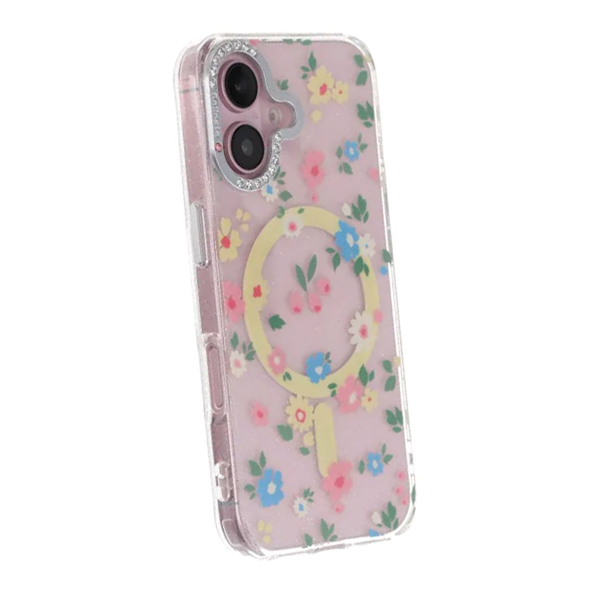 iPhone 17 Skal Blommigt MagSafe Gul