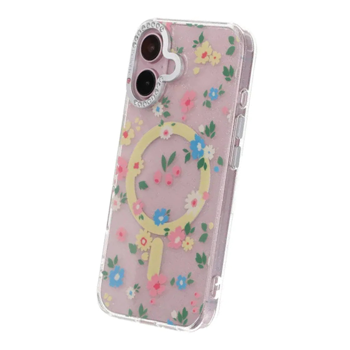 iPhone 17 Skal Blommigt MagSafe Gul