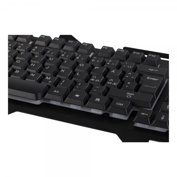 Deltaco Gaming DK120 Gaming Tangentbord RGB Metall Svart