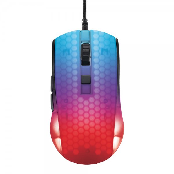 Deltaco Gaming DM310 Gaming Mus Semitransparent RGB Svart