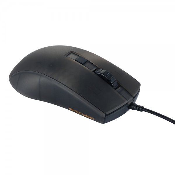 Deltaco Gaming DM310 Gaming Mus Semitransparent RGB Svart