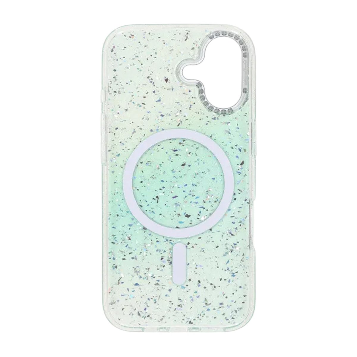 iPhone 17 Skal Glitter Diamond MagSafe Grön
