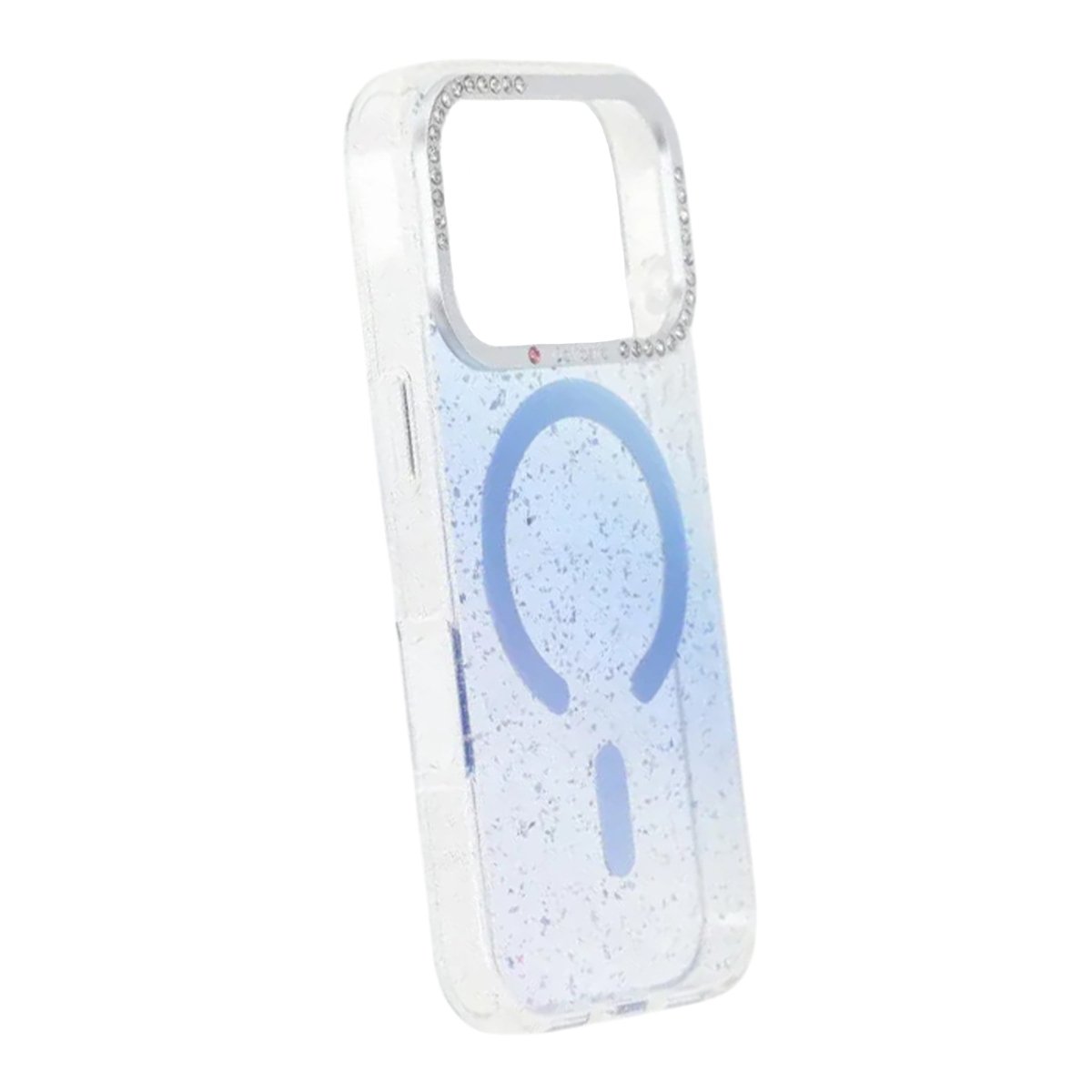 iPhone 17 Pro Skal Glitter Diamond MagSafe Blå