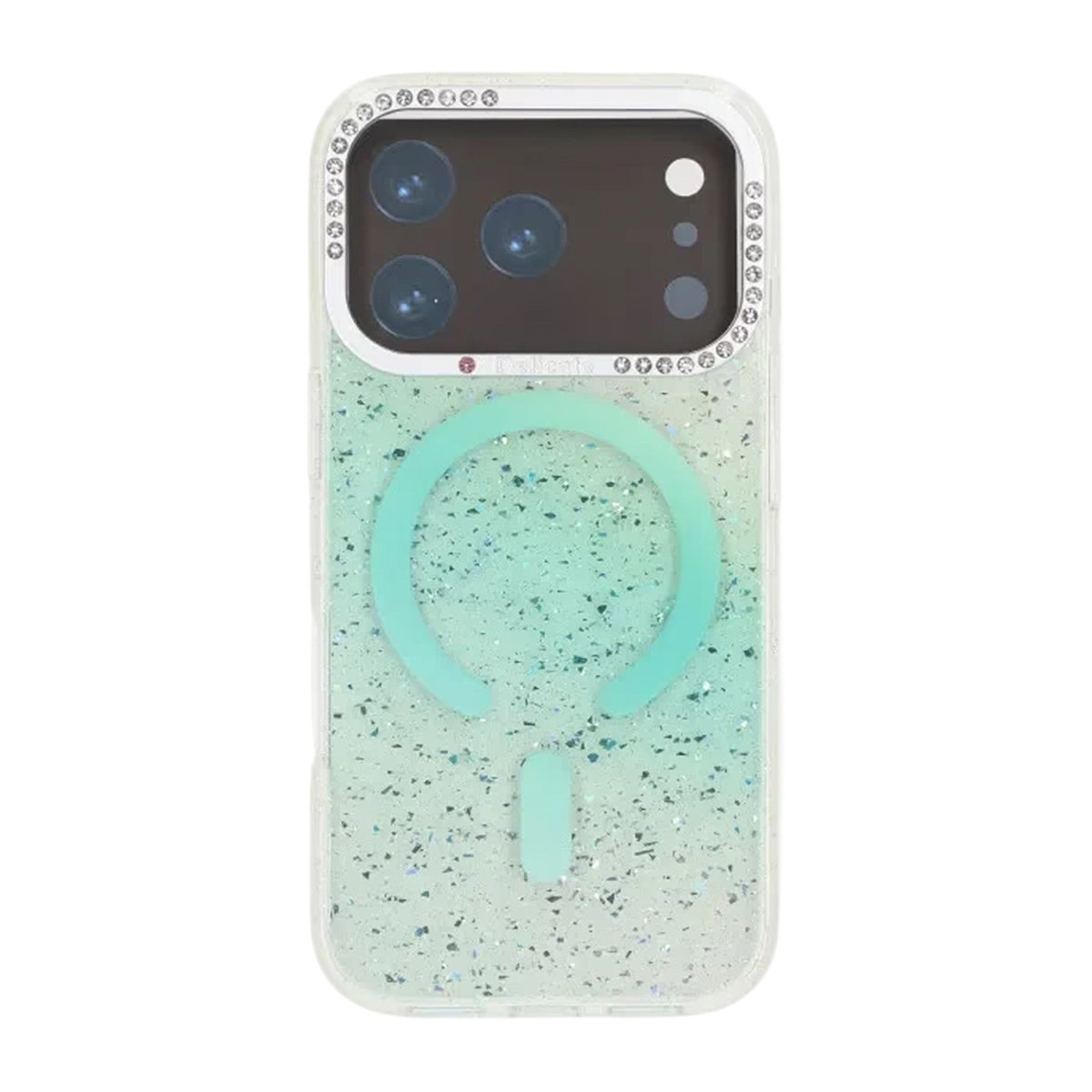 iPhone 17 Pro Skal Glitter Diamond MagSafe Grön